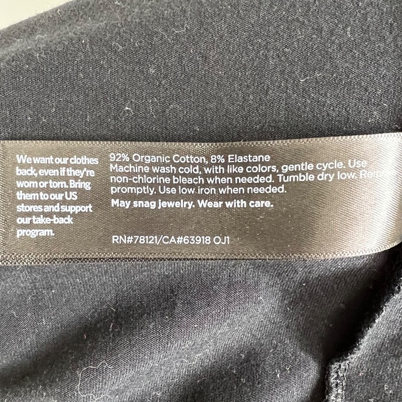 Eileen Fisher Black Long sleeve, Midi, Soft thicker Jersey knit, Pockets, L - Picture 11 of 16